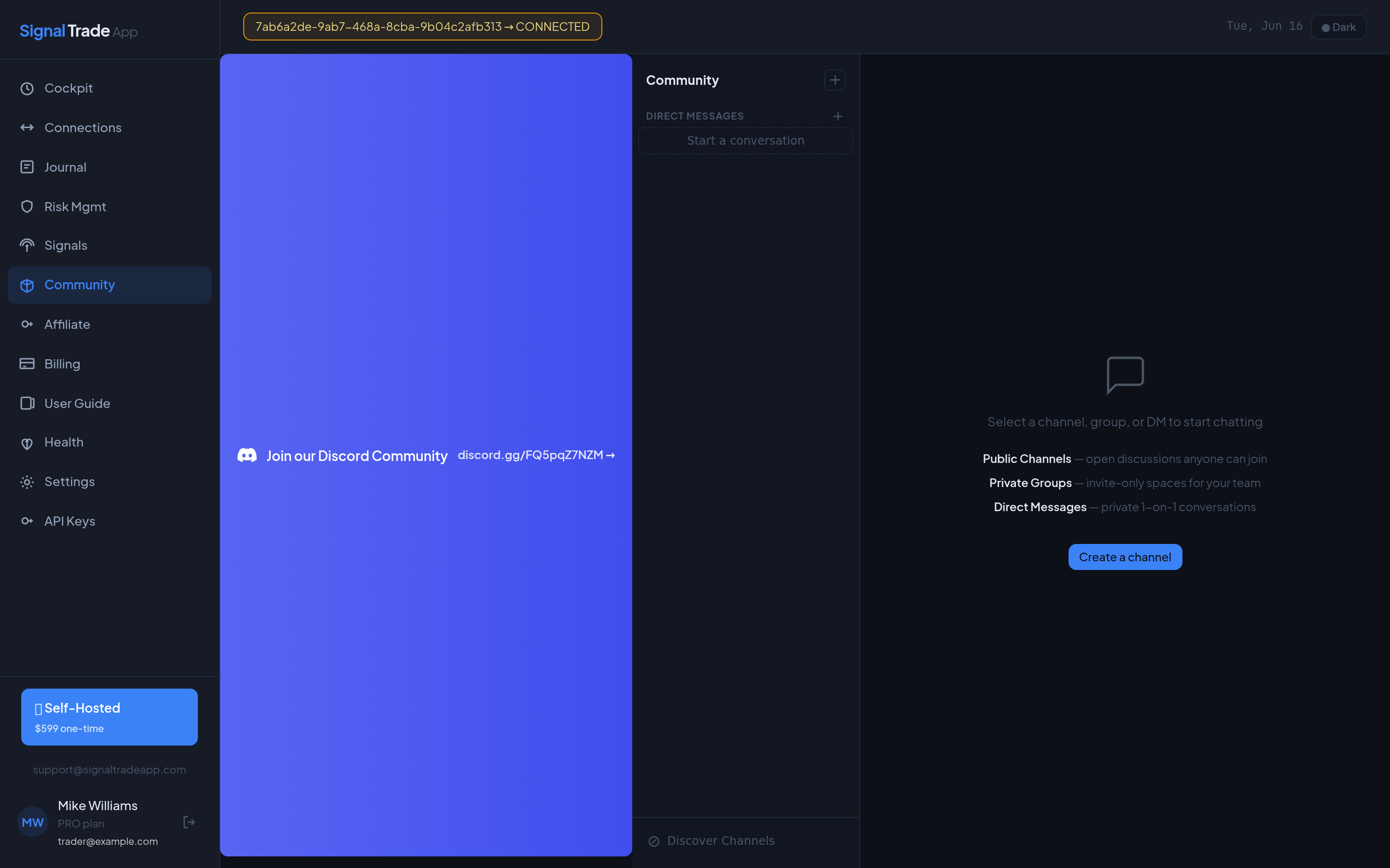 The Muunship community page